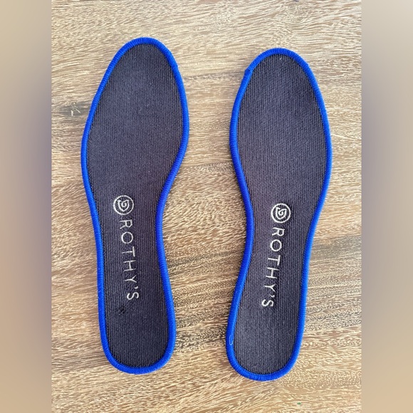 Rothy's Retired Grey Flannel Herringbone Round Toe Ballet Flats - Picture 8 of 8